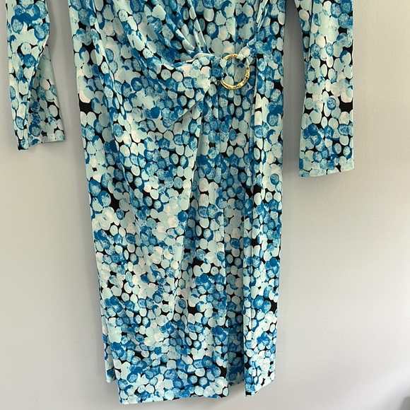 Blue Patterned Dress - Picture 3 of 6